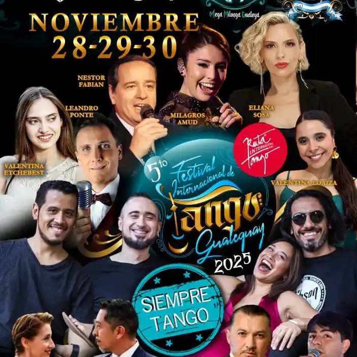 Gualeguay vive su gran fiesta: llega la 5ª edición del Festival Internacional de Tango 2025