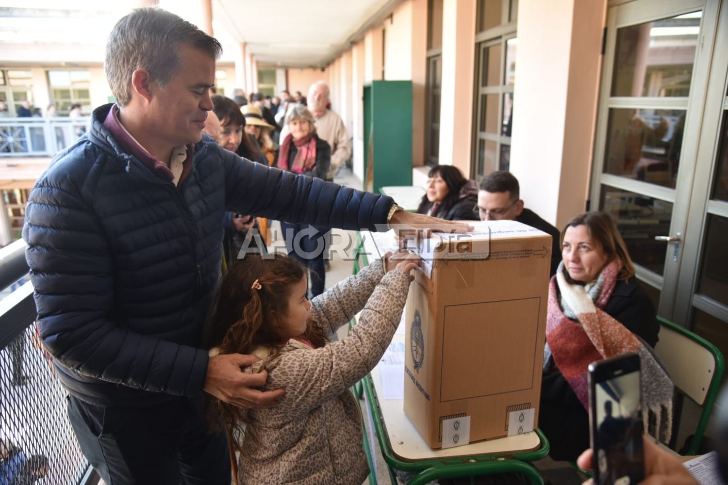 El intendente Martín Piaggio votó y se mostró muy tranquilo: “Lo que prometimos es lo que el equipo hizo”