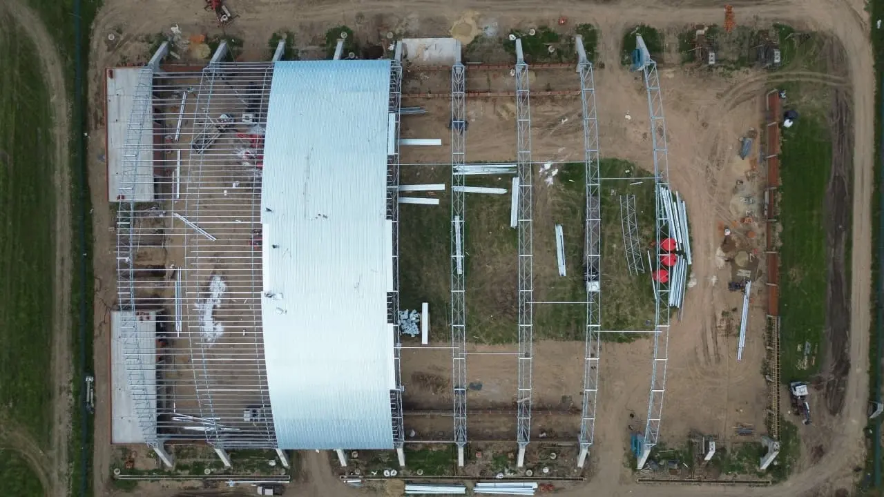 Avanza la obra de techado del velódromo