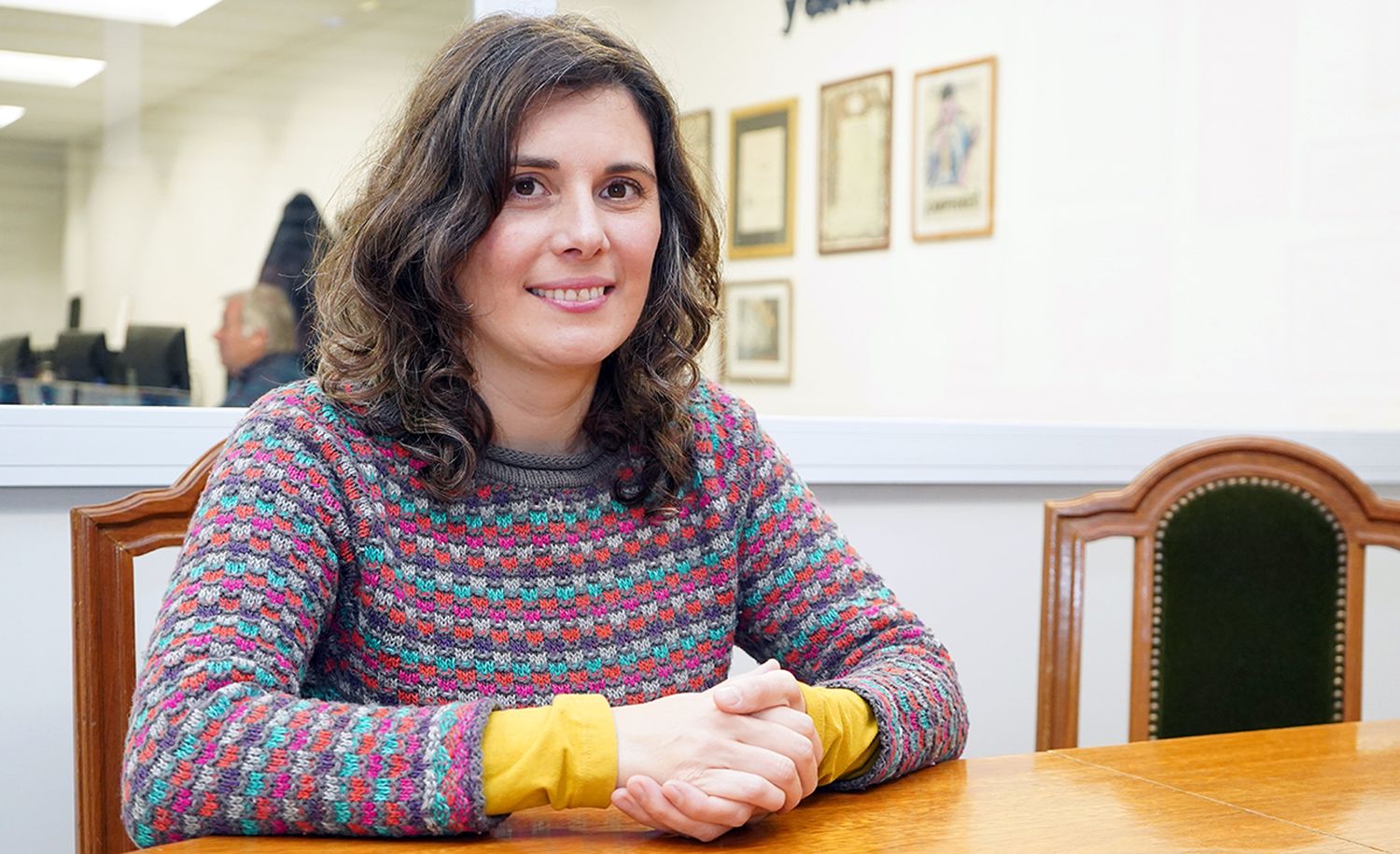 Con plenitud. Trabaja sobre el escenario Milagros Cabrera y disfruta de un mundo maravilloso, como ella misma lo recalca