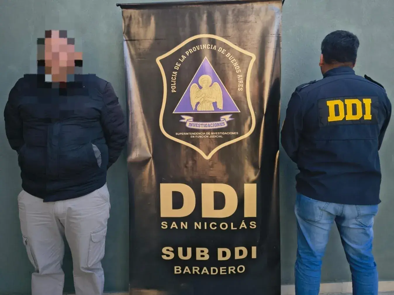 El detenido quedó a disposición de la Justicia.