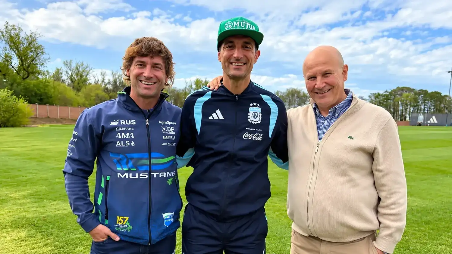El encuentro que esperó cinco años: Scaloni finalmente conoció a Johnny De Benedictis