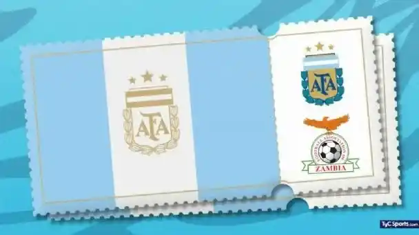 Ya están a la venta las entradas para Argentina vs Zambia: la más económica cuesta $25.000