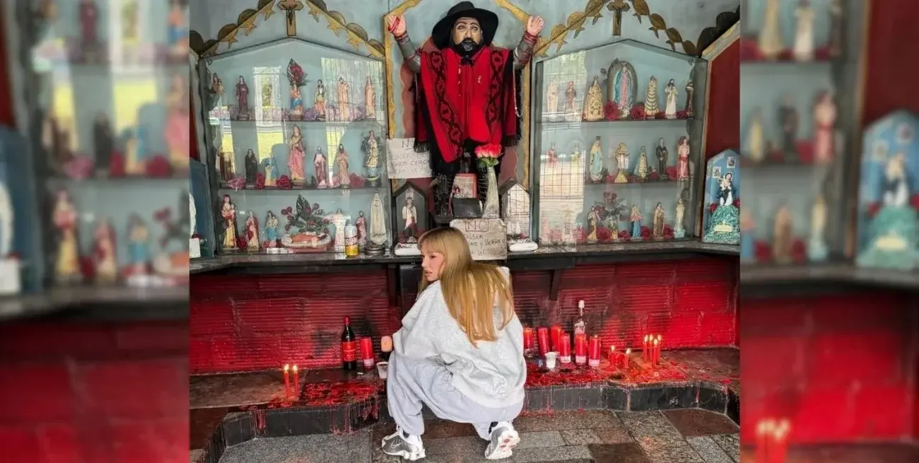 La Joaqui visitó al Gauchito Gil tras separarse de Luck Ra y compartió una reflexión sobre la fe