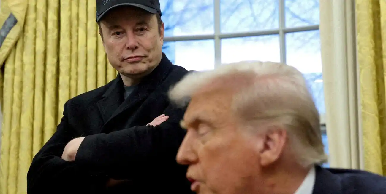 Elon Musk fue un hombre cercano a Donald Trump en la campaña y primeros meses de gobierno. Crédito: Kevin Lamarque/Reuters