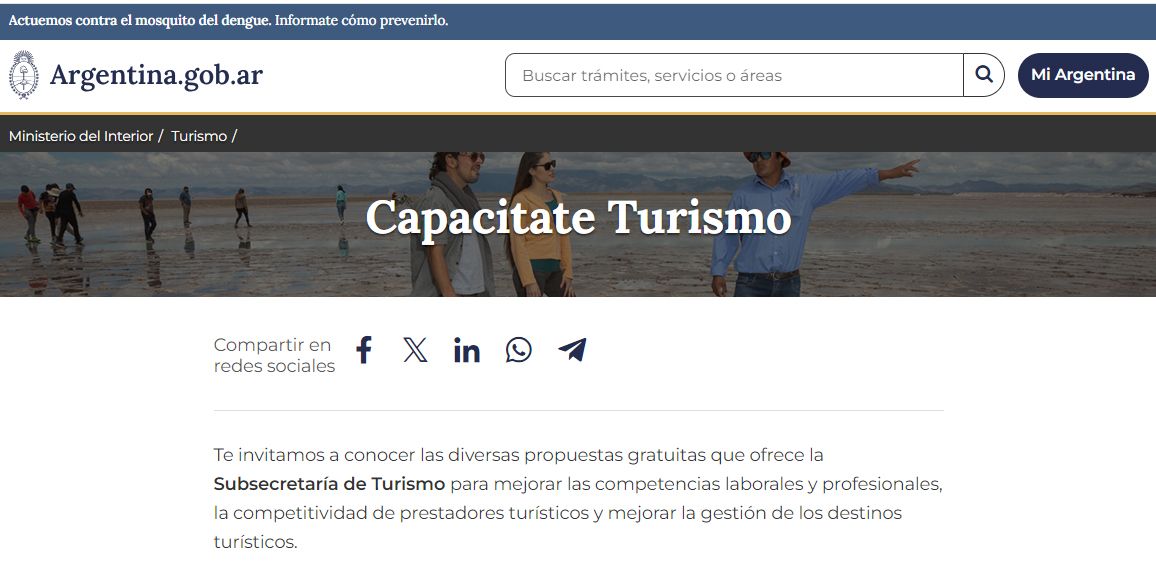 Capacitaciones gratuitas
