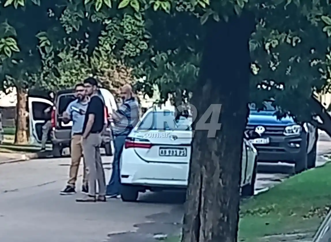 Gran despliegue de efectivos de las fuerzas de seguridad en Chovet.