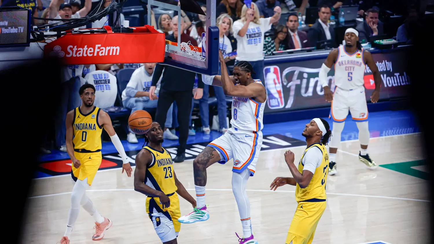 Los Thunder derrotaron a los Pacers y pasaron al frente