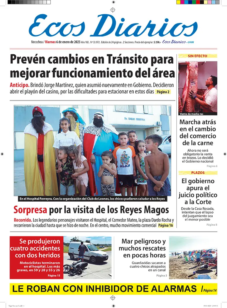 Tapa del 6 de enero 2023