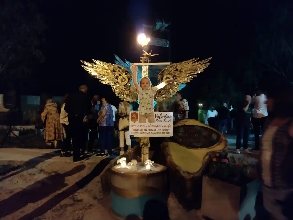 Se inauguró el memorial a Valentino Ponce 