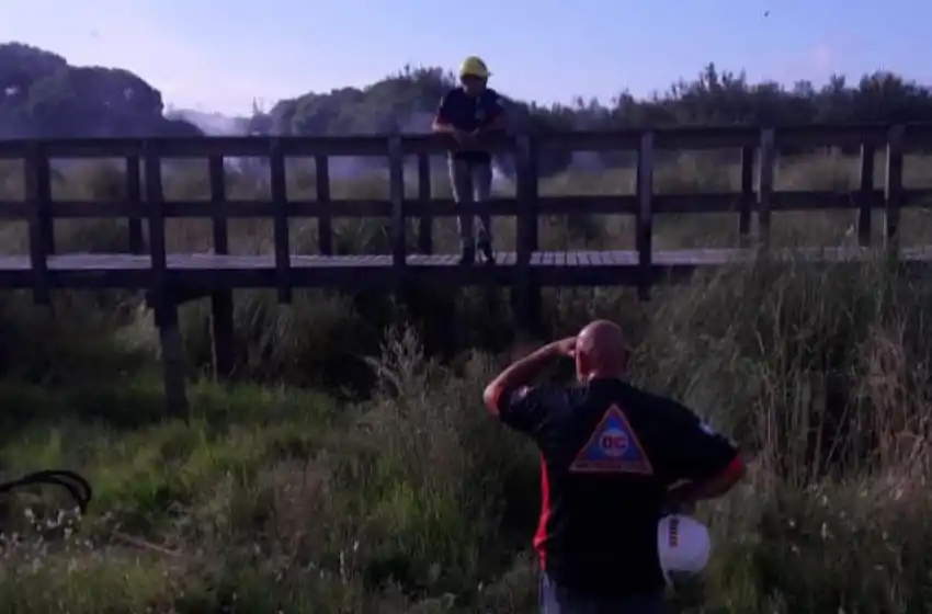 Incendio en la Reserva del Puerto: "Estamos hablando de quema de basura"