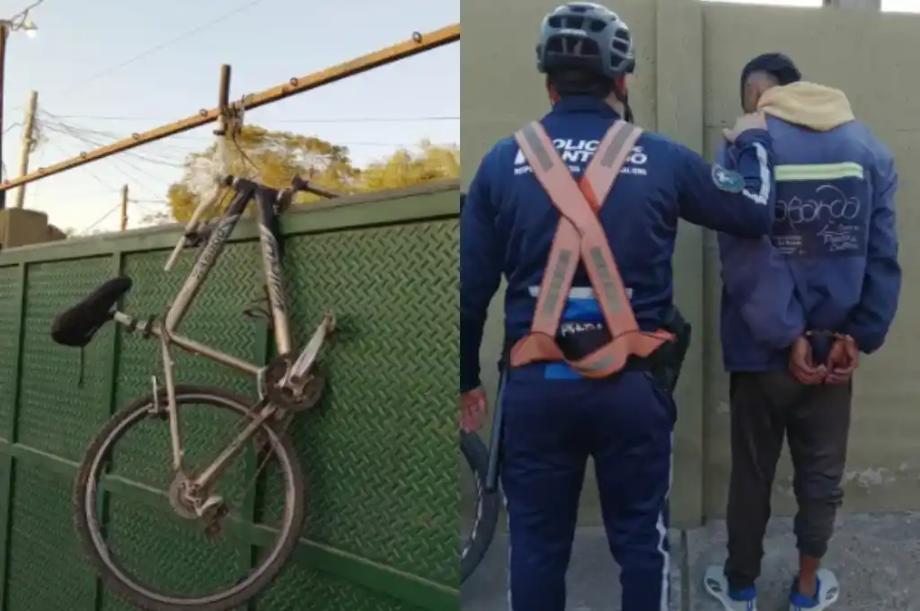 El momento de la detención.