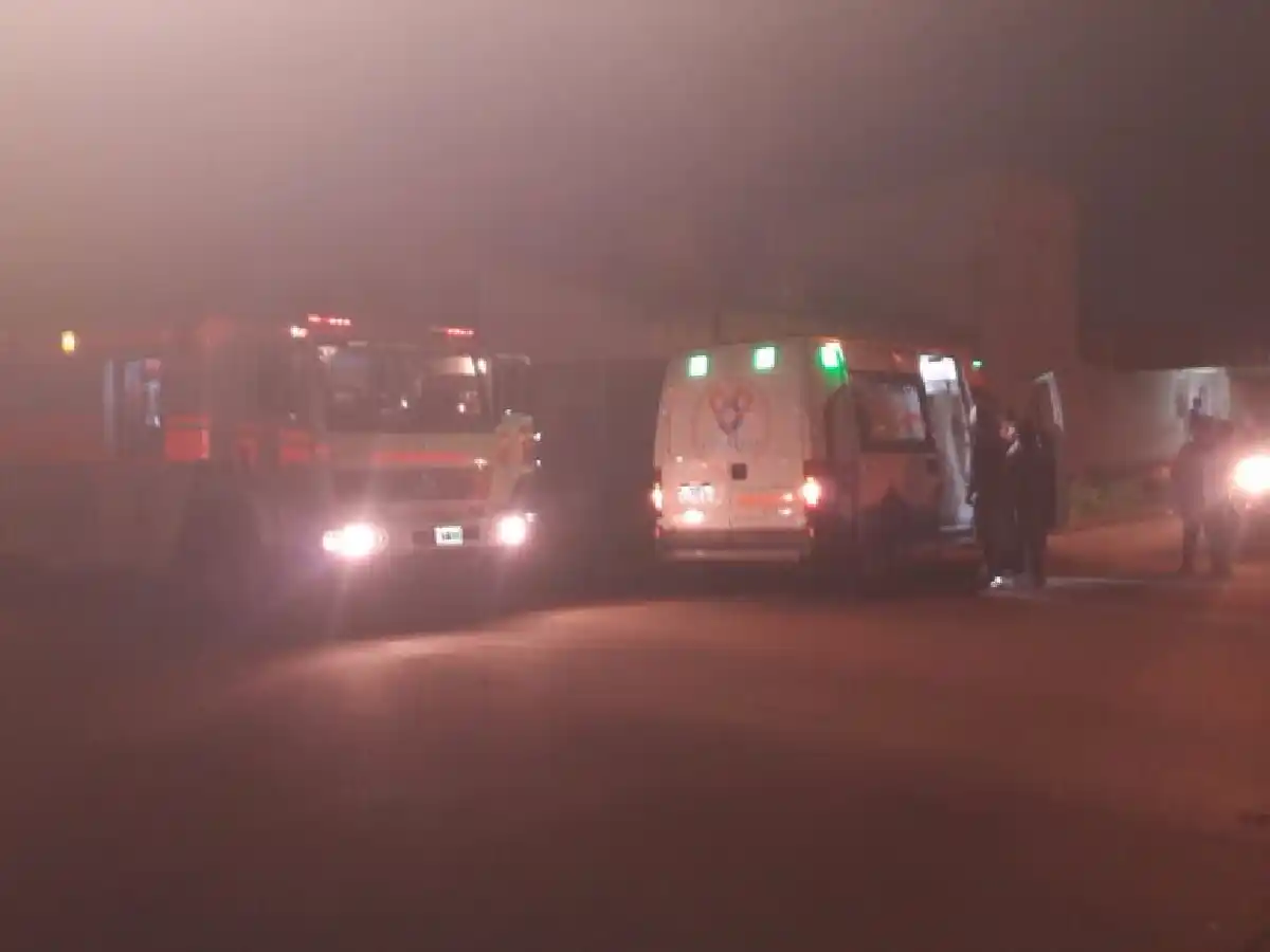 Resultó con quemaduras tras un incendio en La Florida 