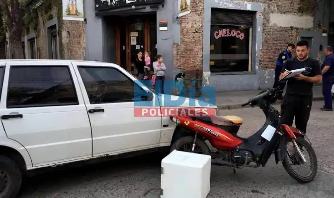 Choque en Bolivar e Italia dejó un joven hospitalizado