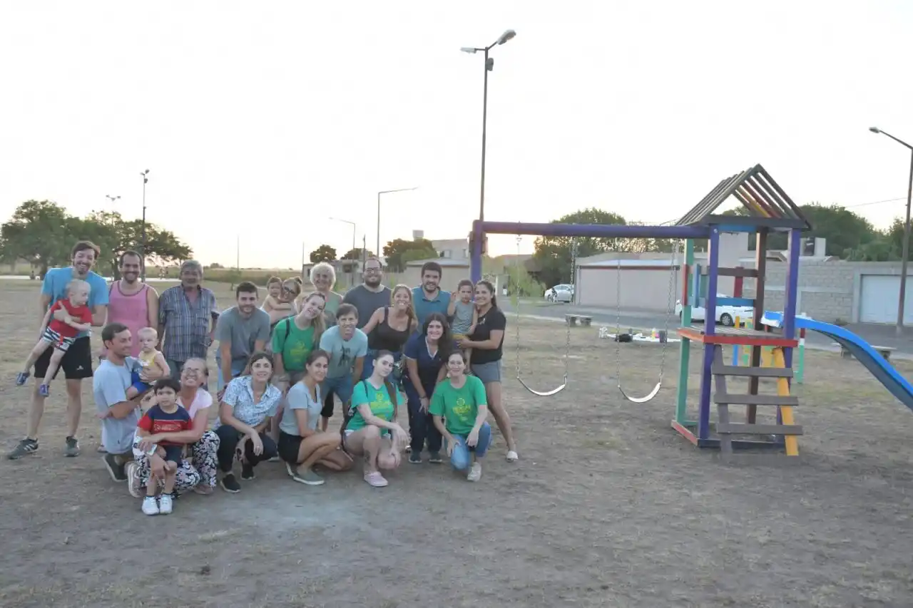 Instalaron el segundo ecojuego de “Reciclar Venado” 