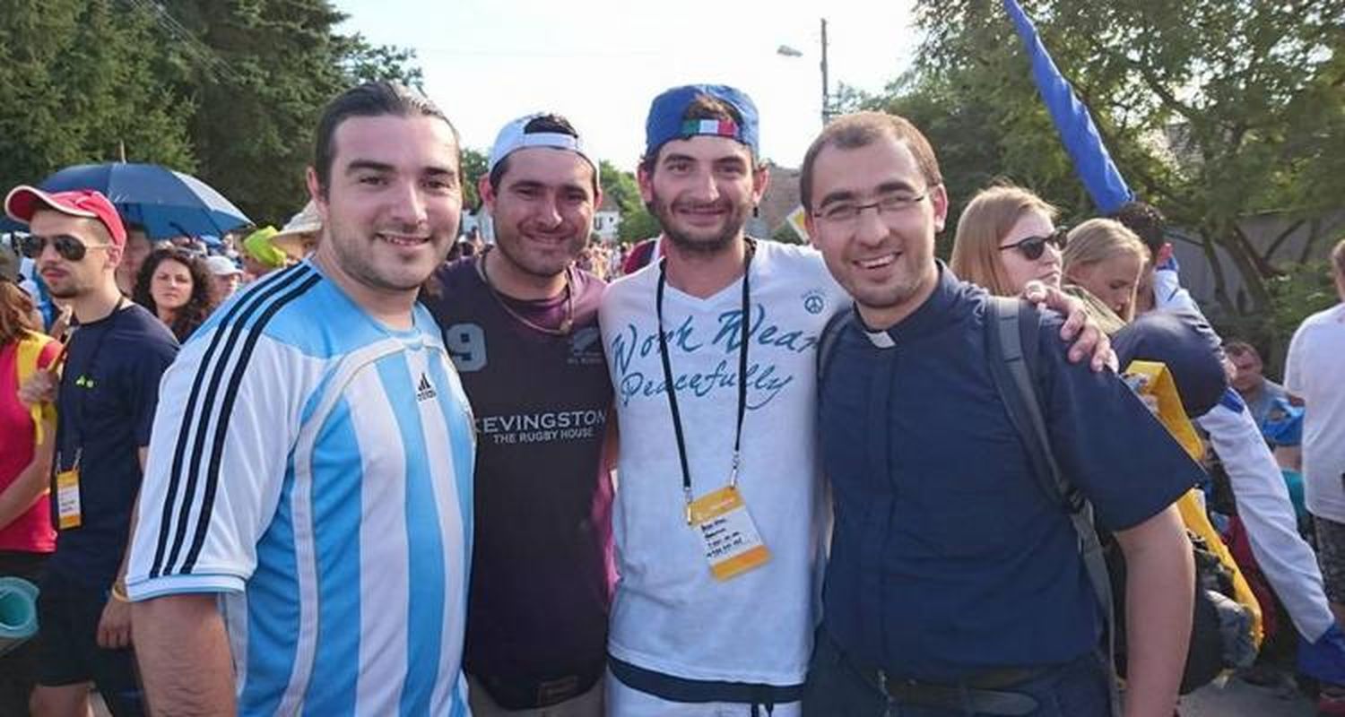 Participación sampedrina en la Jornada de  la Juventud en Polonia con el Papa Francisco