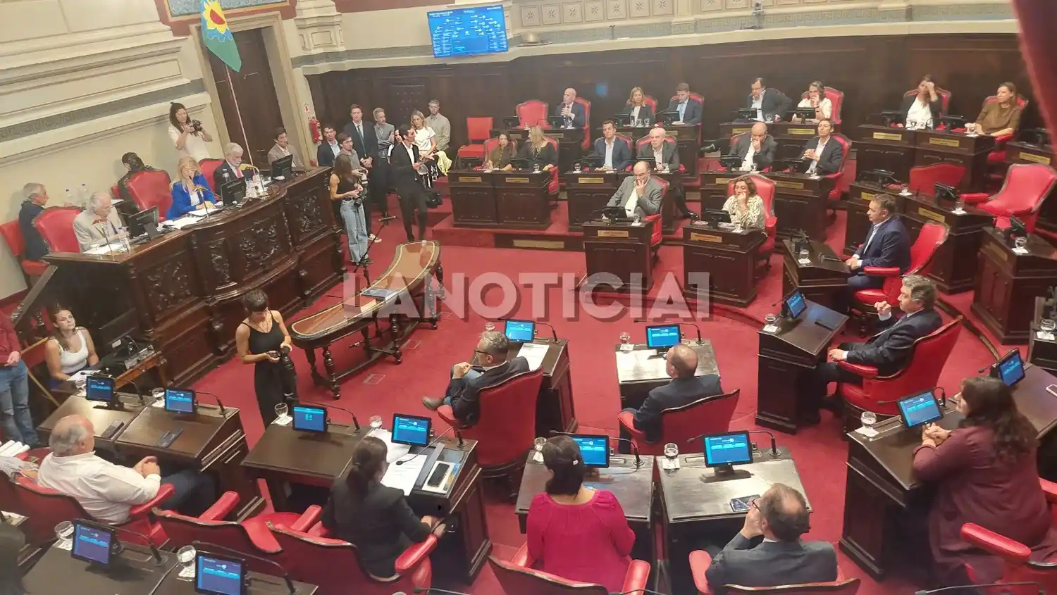 Sesión preparatoria del Senado en periodo 2025.