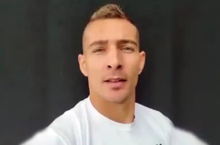 Marco Ruben se sumó a la campaña de prevención contra el coronavirus