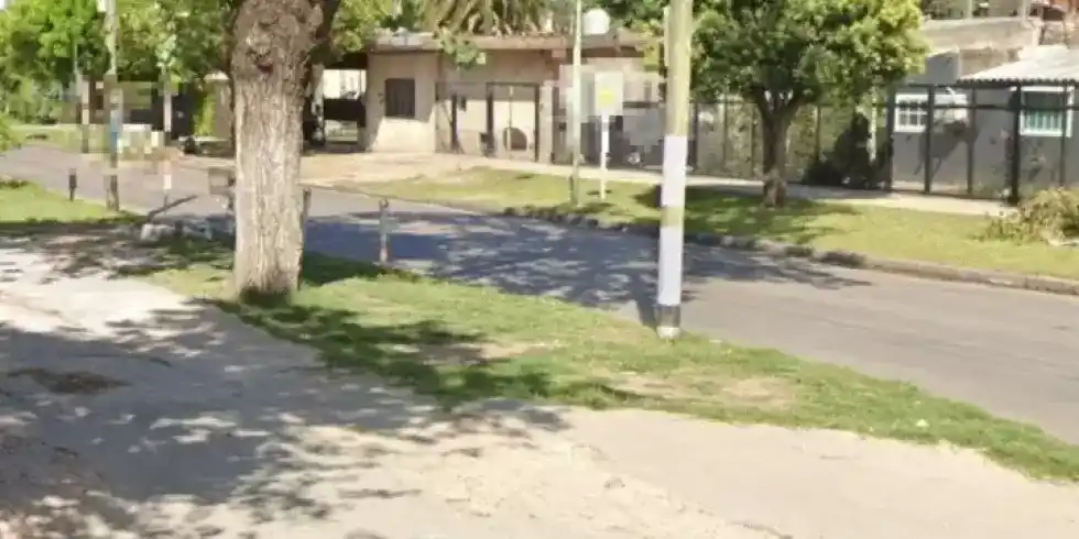 Acá, en este vecindario, se produjo la mortal colisión.