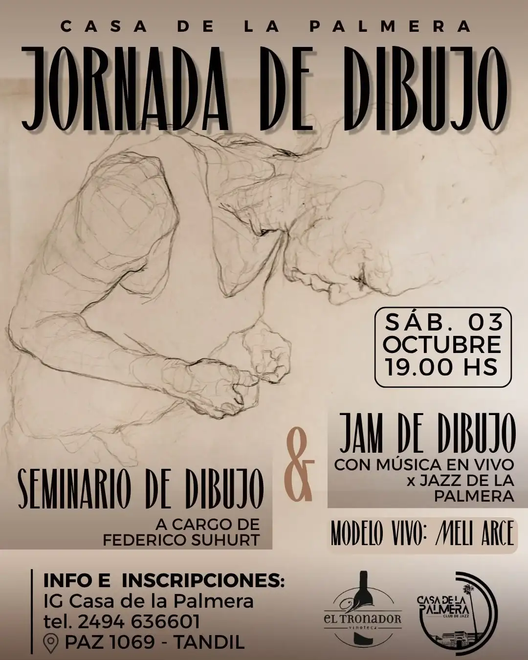 Jornada de dibujo y Jazz en vivo
