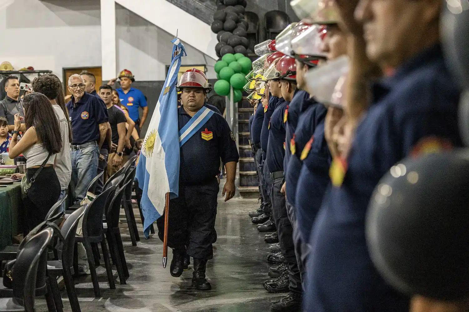 Bomberos de Glew cumplieron 54 años.