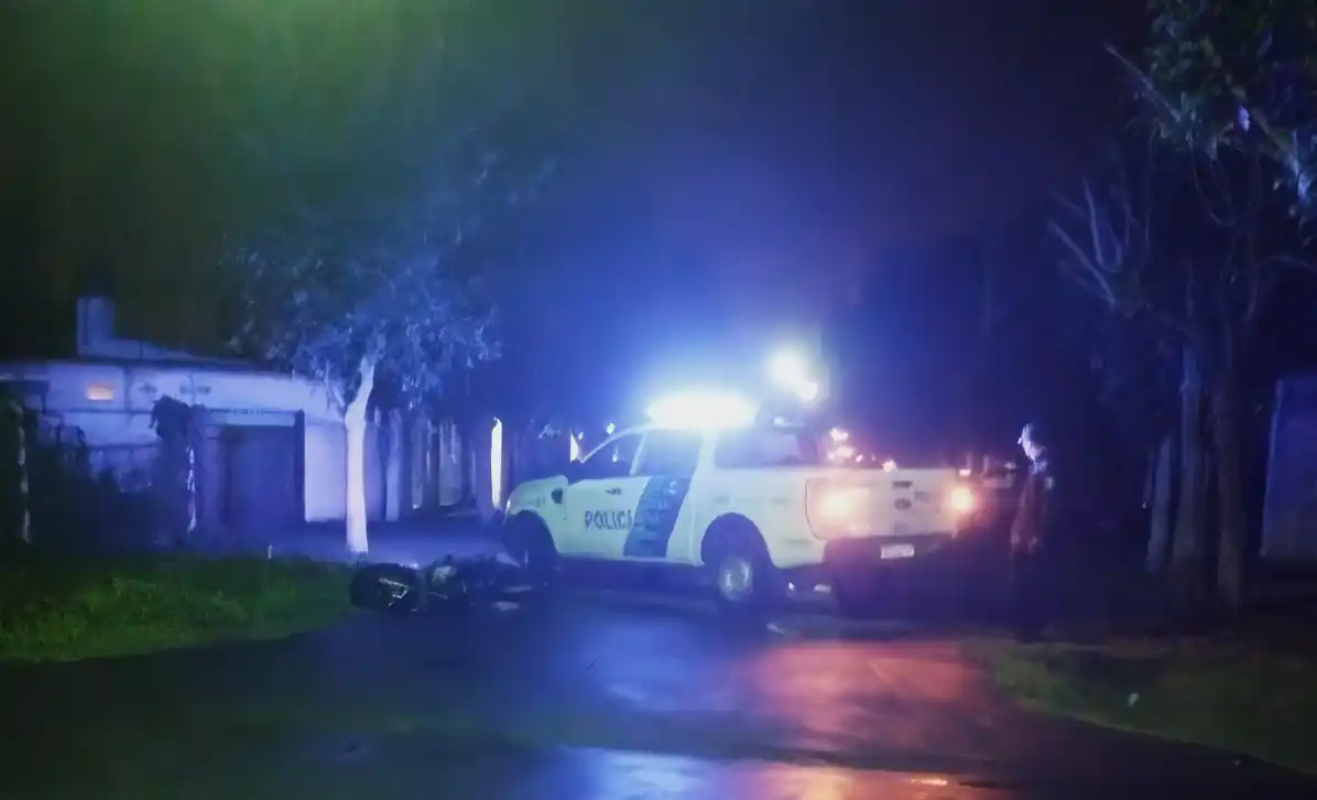 El choque entre dos motos ocurrió el domingo alrededor de las 20.00