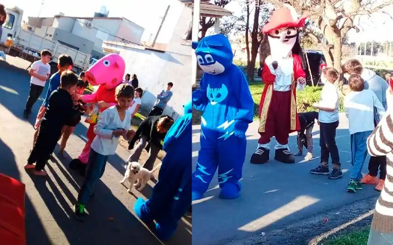 Barrios Sarmiento y Estrada celebraron el Día de la Niñez