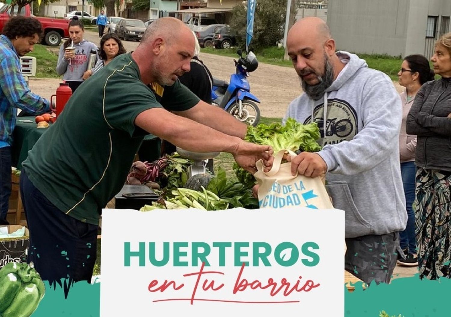 El programa “Huerteros en tu barrio” llega a la plaza Papa Francisco