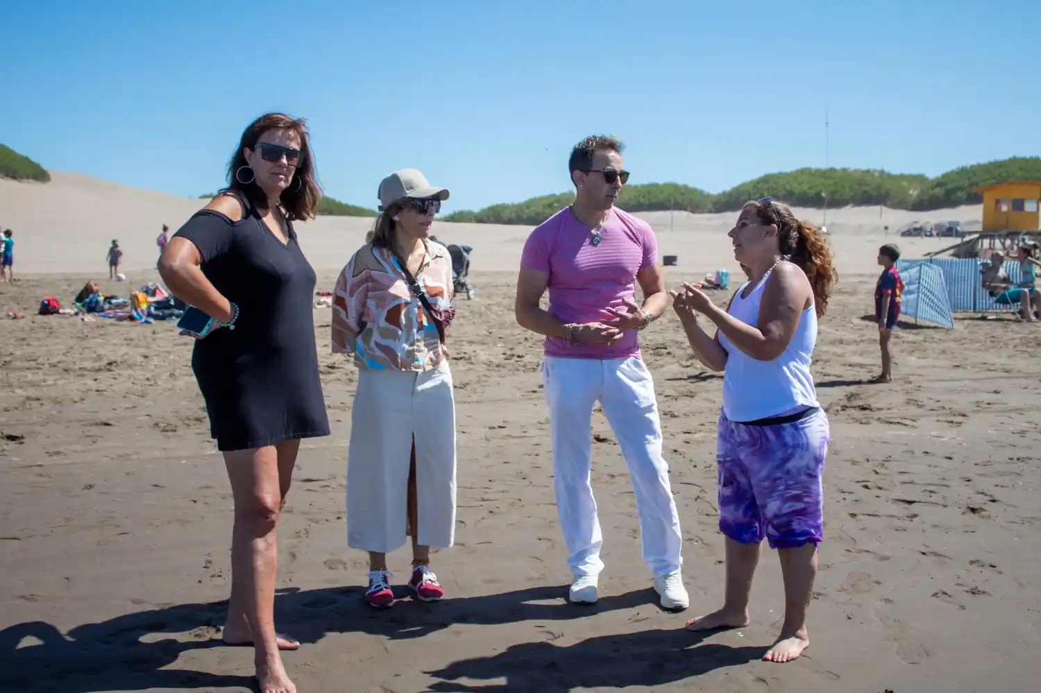 Gabriela García y Cristian Lagrecca visitaron las escuelas de verano en Copetonas y Reta