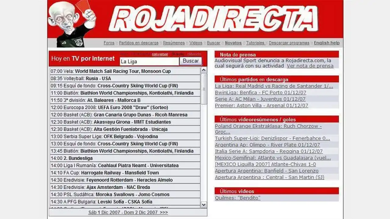 El creador de Roja Directa fue condenado a dos años de prisión: en las redes hicieron el duelo