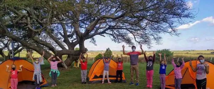 Estudiantes  disfrutan de  las actividades