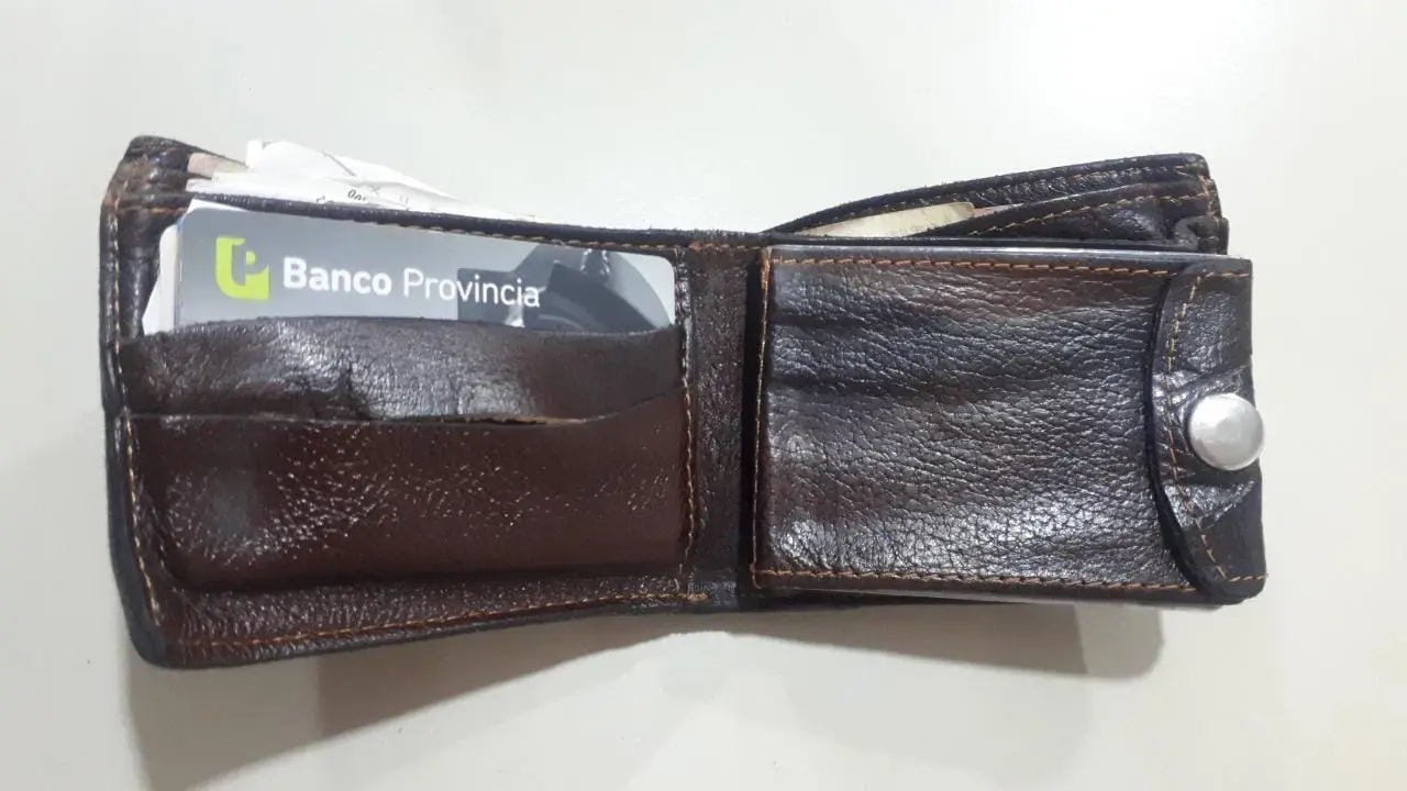 Encontraron billetera con documentación a nombre de Enzo Burgo