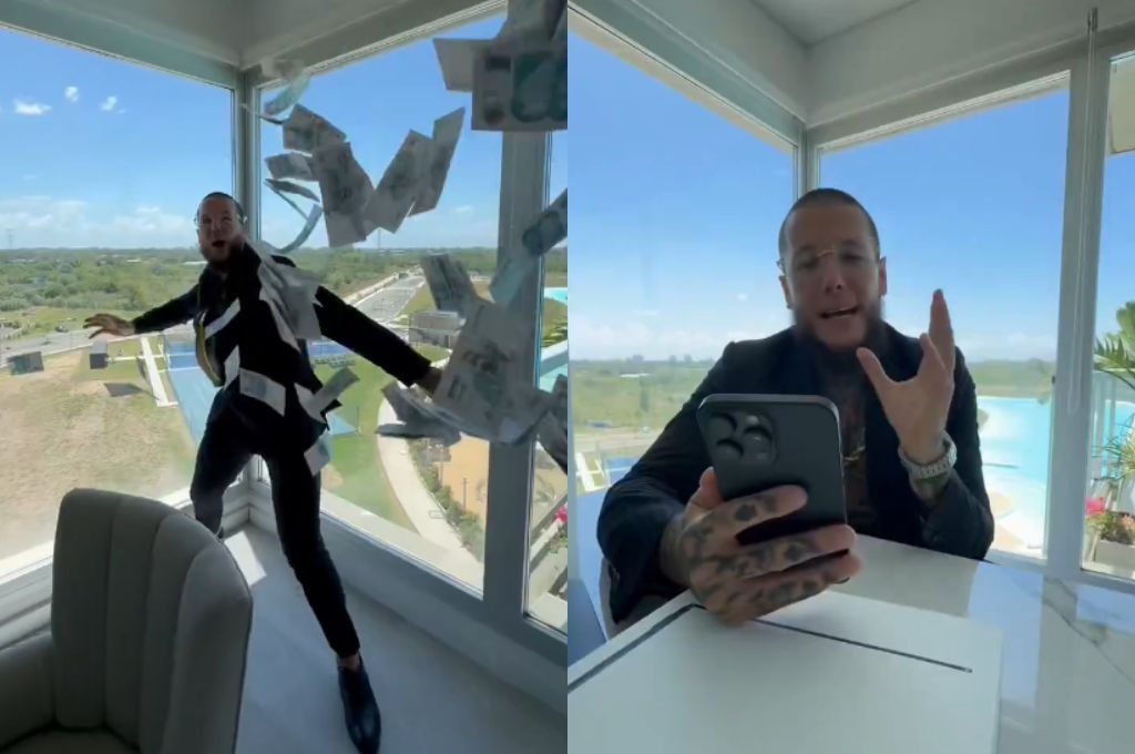 Alex Caniggia en su nuevo penthouse