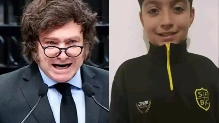 Milei se refirió al crimen del pequeño Bastian en Wilde.