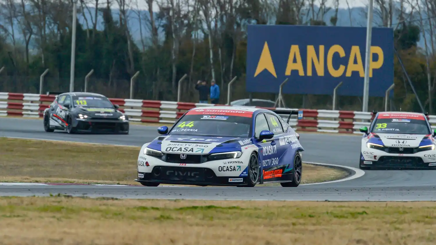 Pernía, en una de las carreras de la temporada.