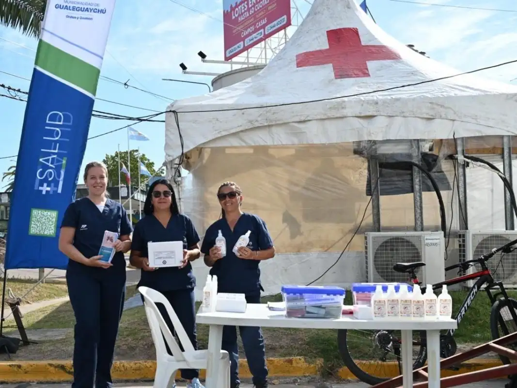 La carpa sanitaria del Puente Méndez Casariego funcionará durante todo el fin de semana largo