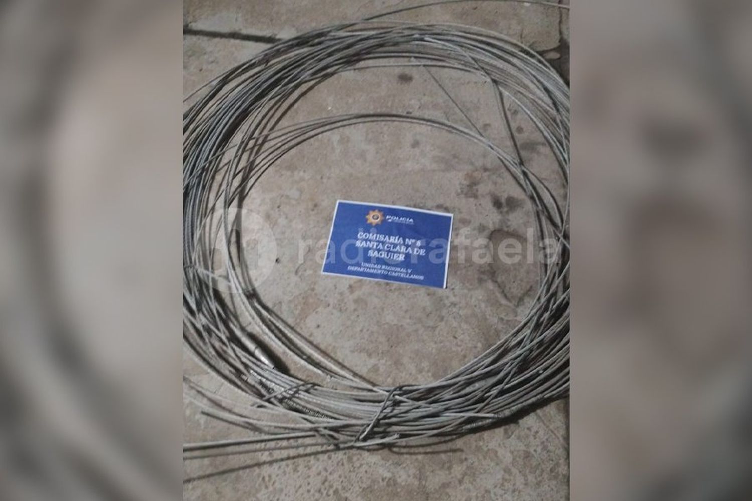 Lo vieron robando cables desde un obrador en la región: lo detuvieron y le secuestraron la camioneta