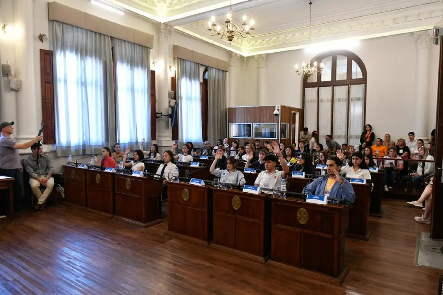 Sesionó el Senado Juvenil: se aprobaron 14 proyectos