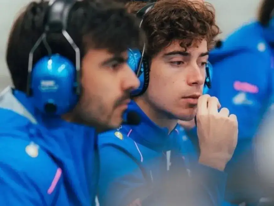 Franco Colapinto se prepara para el Gran Premio de Miami.