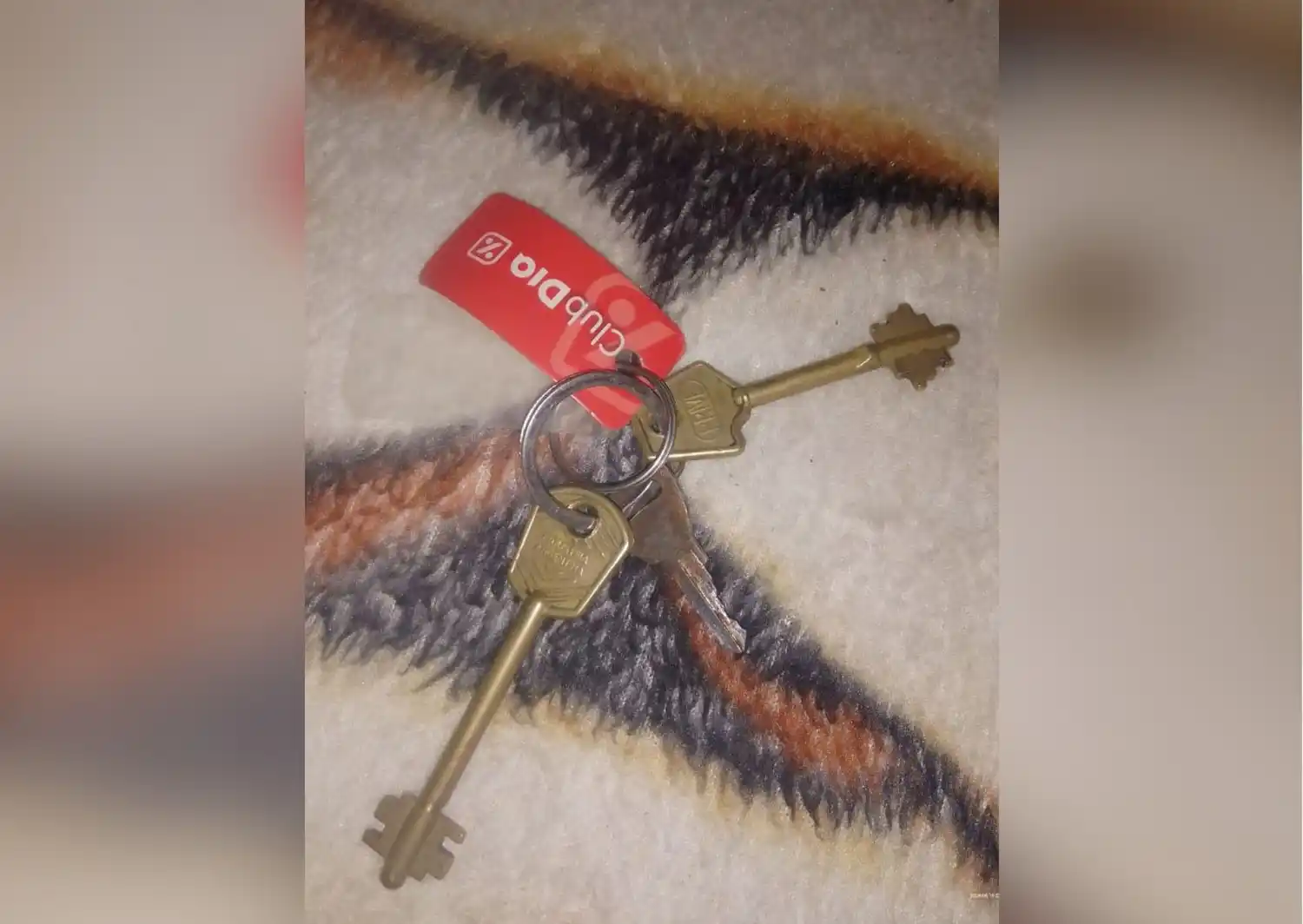 Llaves encontradas en Honorio Pueyrredón