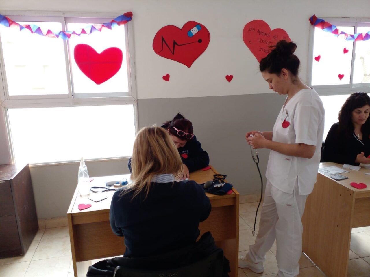 Actividades de los equipos de salud municipal en el Día Mundial del Corazón