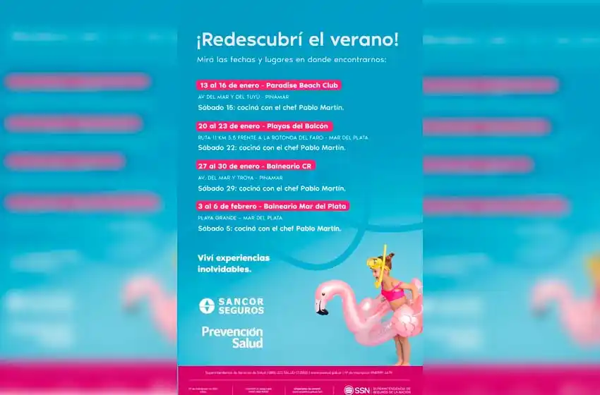 Sancor Seguros se hace presente en los principales lugares de veraneo del país