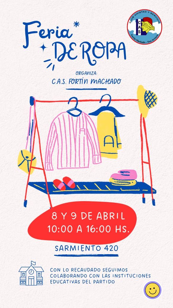 Feria de ropa del CAS Fortín Machado