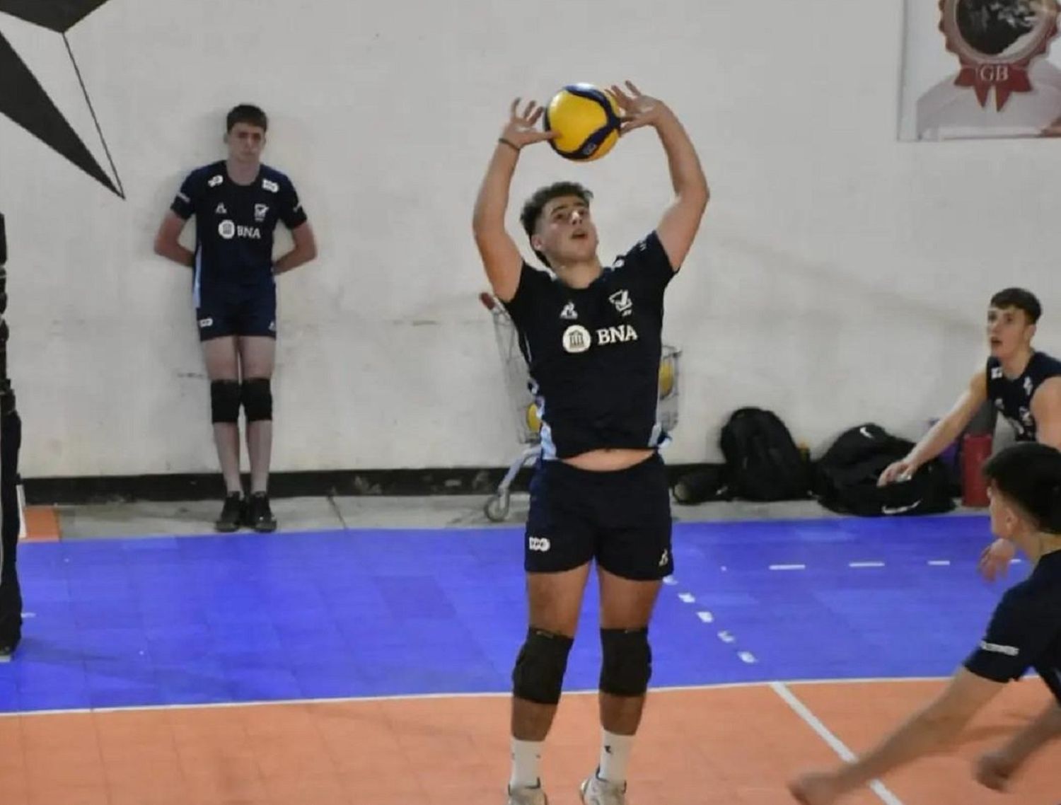 Valentín Steiner entrenó con la Selección argentina