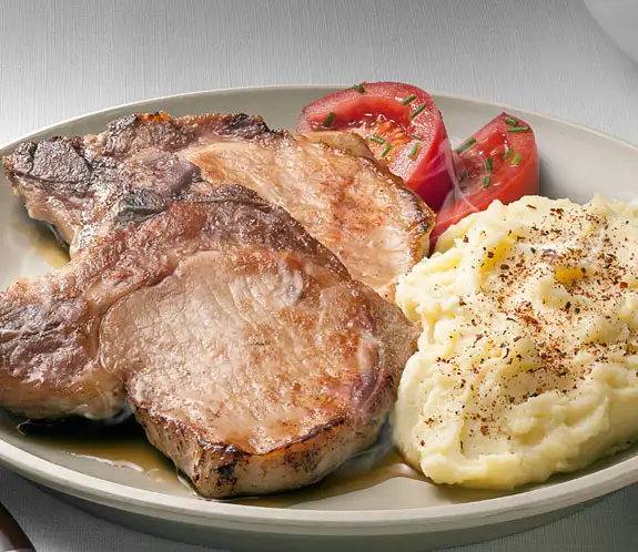 Hoy el Día está para chuletas con puré de papas
