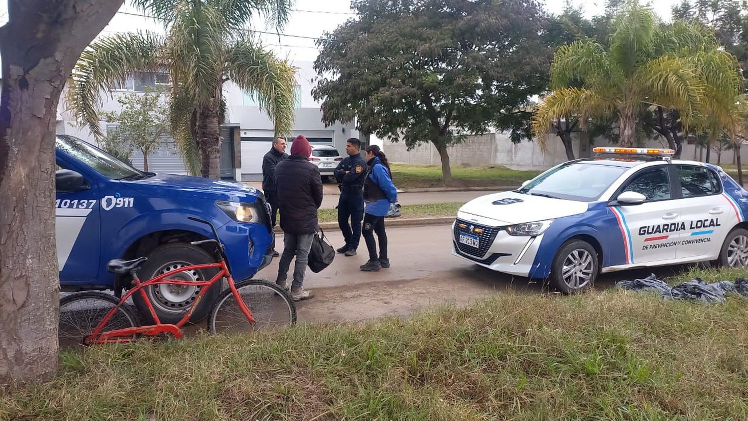 El detenido era ayudante de los albañiles que trabajaban en la obra.