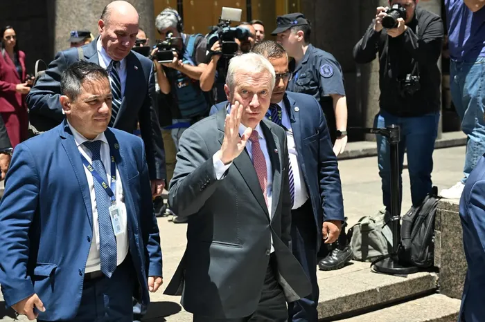 José Antonio Kast al salir de Casa Rosada