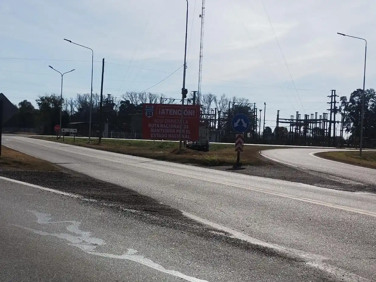La provincia señalizó las rutas nacionales por falta de mantenimiento.