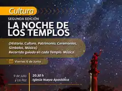 Gualeguay vivirá la segunda edición de “La Noche de los Templos”