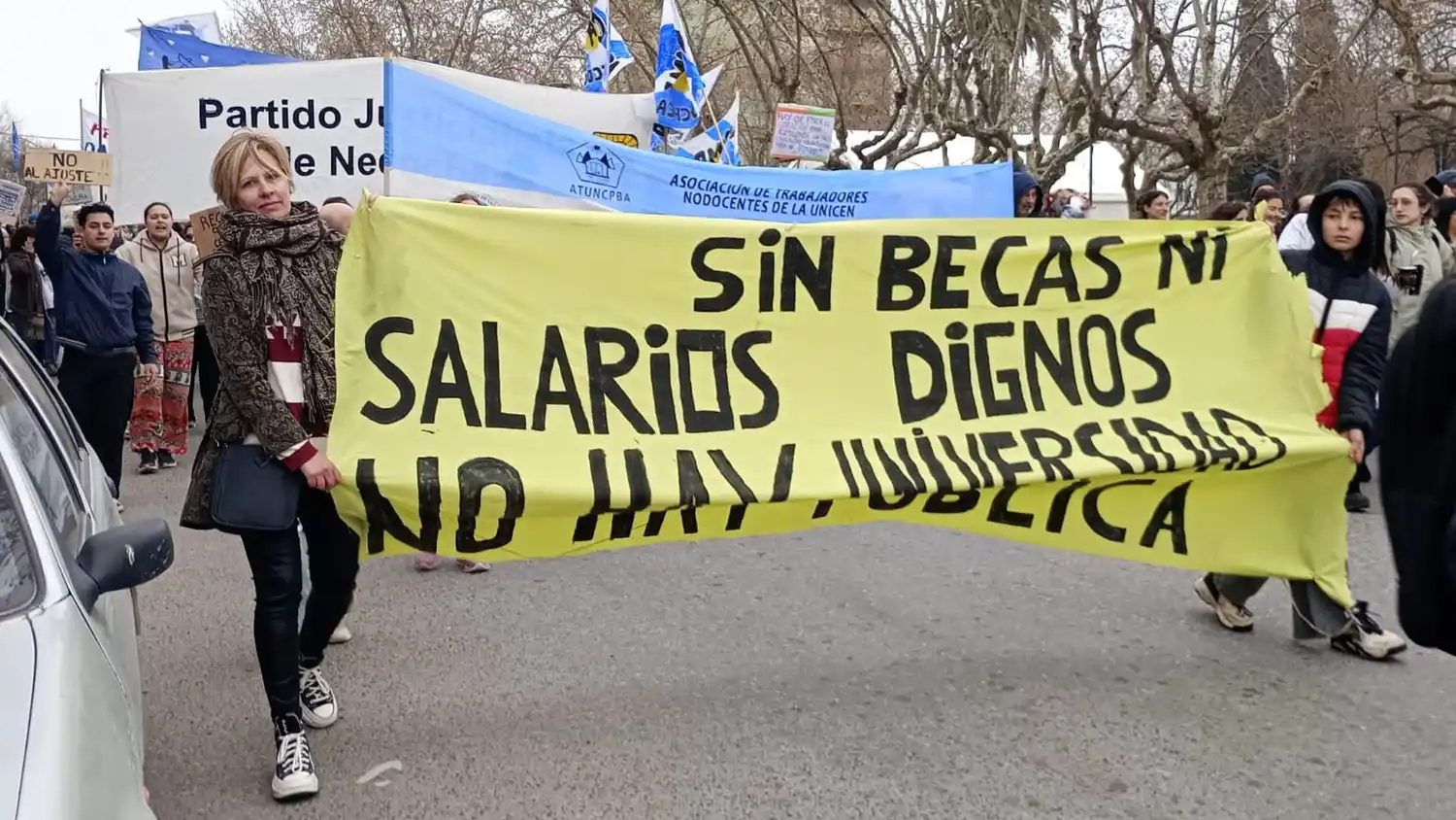 Protesta por la Ley de Financiamiento universitario
